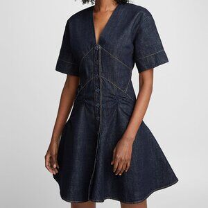 BNWT AW18 CARVEN DENIM DRESS 36